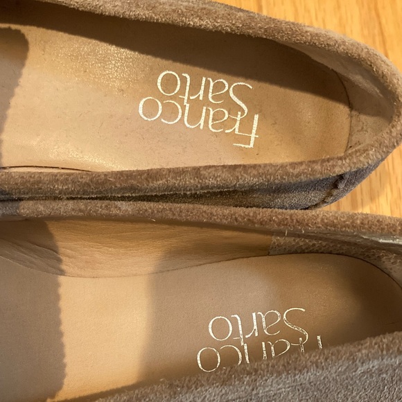 EUC Franco Sarto Brown Suede Tassel Loafers - Picture 6 of 6